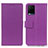 Funda de Cuero Cartera con Soporte Carcasa M08L para Vivo Y21t Morado