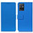 Funda de Cuero Cartera con Soporte Carcasa M08L para Vivo Y33e 5G Azul