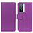 Funda de Cuero Cartera con Soporte Carcasa M08L para Vivo Y74s 5G Morado