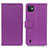 Funda de Cuero Cartera con Soporte Carcasa M08L para Wiko Y82 Morado