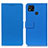 Funda de Cuero Cartera con Soporte Carcasa M08L para Xiaomi POCO C3 Azul