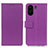 Funda de Cuero Cartera con Soporte Carcasa M08L para Xiaomi Poco C65 Morado