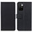 Funda de Cuero Cartera con Soporte Carcasa M08L para Xiaomi Redmi 10 4G Negro