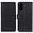 Funda de Cuero Cartera con Soporte Carcasa M08L para Xiaomi Redmi 13C Negro