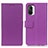 Funda de Cuero Cartera con Soporte Carcasa M08L para Xiaomi Redmi K40 5G Morado