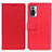 Funda de Cuero Cartera con Soporte Carcasa M08L para Xiaomi Redmi Note 10 Pro 4G Rojo