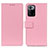 Funda de Cuero Cartera con Soporte Carcasa M08L para Xiaomi Redmi Note 10 Pro 5G Rosa