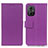 Funda de Cuero Cartera con Soporte Carcasa M08L para Xiaomi Redmi Note 11R 5G Morado