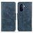 Funda de Cuero Cartera con Soporte Carcasa M09L para Huawei Nova Y70 Azul