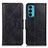 Funda de Cuero Cartera con Soporte Carcasa M09L para Motorola Moto Edge 20 5G Negro