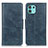 Funda de Cuero Cartera con Soporte Carcasa M09L para Motorola Moto Edge 20 Lite 5G Azul