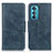 Funda de Cuero Cartera con Soporte Carcasa M09L para Motorola Moto Edge 30 5G Azul