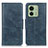 Funda de Cuero Cartera con Soporte Carcasa M09L para Motorola Moto Edge 40 5G Azul