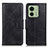 Funda de Cuero Cartera con Soporte Carcasa M09L para Motorola Moto Edge 40 5G Negro