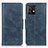 Funda de Cuero Cartera con Soporte Carcasa M09L para Motorola Moto Edge 40 Pro 5G Azul