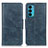 Funda de Cuero Cartera con Soporte Carcasa M09L para Motorola Moto Edge Lite 5G Azul