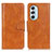 Funda de Cuero Cartera con Soporte Carcasa M09L para Motorola Moto Edge X30 5G Marron