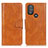 Funda de Cuero Cartera con Soporte Carcasa M09L para Motorola Moto G Play (2023) Marron