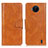 Funda de Cuero Cartera con Soporte Carcasa M09L para Nokia C20 Plus Marron