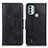 Funda de Cuero Cartera con Soporte Carcasa M09L para Nokia C31 Negro