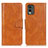 Funda de Cuero Cartera con Soporte Carcasa M09L para Nokia C32 Marron