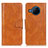 Funda de Cuero Cartera con Soporte Carcasa M09L para Nokia X100 5G Marron