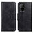 Funda de Cuero Cartera con Soporte Carcasa M09L para Oppo A94 5G Negro