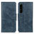 Funda de Cuero Cartera con Soporte Carcasa M09L para Sony Xperia 1 IV SO-51C Azul