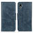 Funda de Cuero Cartera con Soporte Carcasa M09L para Sony Xperia Ace III Azul