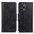 Funda de Cuero Cartera con Soporte Carcasa M09L para Xiaomi Redmi Note 12 Turbo 5G Negro