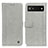 Funda de Cuero Cartera con Soporte Carcasa M10L para Google Pixel 6a 5G Gris