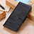 Funda de Cuero Cartera con Soporte Carcasa M10L para Motorola Moto Edge X30 5G Negro