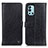 Funda de Cuero Cartera con Soporte Carcasa M10L para OnePlus 9R 5G Negro