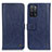 Funda de Cuero Cartera con Soporte Carcasa M10L para Oppo A53s 5G Azul