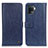 Funda de Cuero Cartera con Soporte Carcasa M10L para Oppo A94 4G Azul