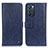 Funda de Cuero Cartera con Soporte Carcasa M10L para Oppo Reno6 5G Azul