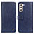 Funda de Cuero Cartera con Soporte Carcasa M10L para Samsung Galaxy S21 5G Azul