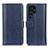 Funda de Cuero Cartera con Soporte Carcasa M10L para Samsung Galaxy S23 Ultra 5G Azul