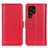 Funda de Cuero Cartera con Soporte Carcasa M10L para Samsung Galaxy S23 Ultra 5G Rojo