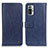 Funda de Cuero Cartera con Soporte Carcasa M10L para Xiaomi Redmi Note 10 Pro Max Azul