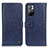 Funda de Cuero Cartera con Soporte Carcasa M10L para Xiaomi Redmi Note 11 5G Azul