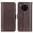 Funda de Cuero Cartera con Soporte Carcasa M11L para Huawei Honor 50 Lite Marron