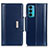 Funda de Cuero Cartera con Soporte Carcasa M11L para Motorola Moto Edge Lite 5G Azul