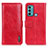 Funda de Cuero Cartera con Soporte Carcasa M11L para Motorola Moto G40 Fusion Rojo