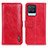 Funda de Cuero Cartera con Soporte Carcasa M11L para Realme 8 4G Rojo