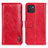 Funda de Cuero Cartera con Soporte Carcasa M11L para Samsung Galaxy A03 Rojo