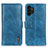 Funda de Cuero Cartera con Soporte Carcasa M11L para Samsung Galaxy A13 4G Azul