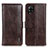 Funda de Cuero Cartera con Soporte Carcasa M11L para Samsung Galaxy A22 4G Marron