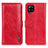 Funda de Cuero Cartera con Soporte Carcasa M11L para Samsung Galaxy A22 4G Rojo