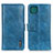 Funda de Cuero Cartera con Soporte Carcasa M11L para Samsung Galaxy A22s 5G Azul